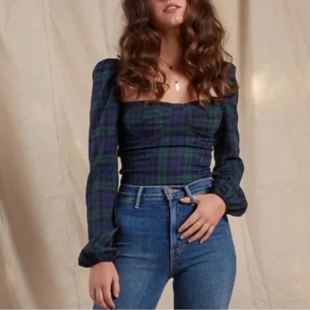 Lani the Label aspen checkered bodysuit